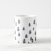 Mug Illustration de l'arbre Motif Mountain Living (Centre)