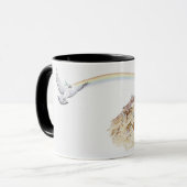 Mug Illustration de l'arche de Noé avec partir (Devant gauche)