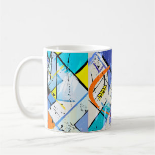 Mug Illustration de l'arrière - plan abstrait, avec tr