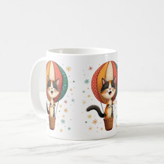 Mug Illustration de l'aventure de Calico Cat (Devant gauche)