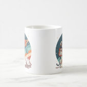 Mug Illustration de l'espace cosmique de l'astronaute (Centre)