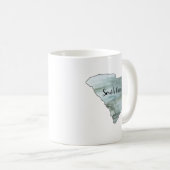 Mug Illustration de l'État de Caroline du Sud (Devant droit)