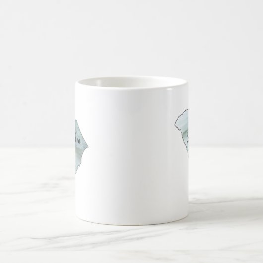 Mug Illustration de l'État de Caroline du Sud (Centre)