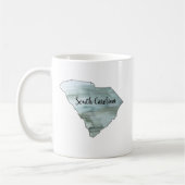 Mug Illustration de l'État de Caroline du Sud (Gauche)