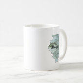 Mug Illustration de l'État de l'Illinois (Devant droit)