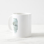 Mug Illustration de l'État de l'Illinois (Devant gauche)