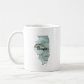 Mug Illustration de l'État de l'Illinois (Gauche)