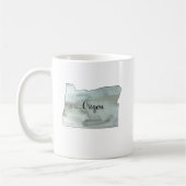 Mug Illustration de l'État de l'Oregon (Gauche)