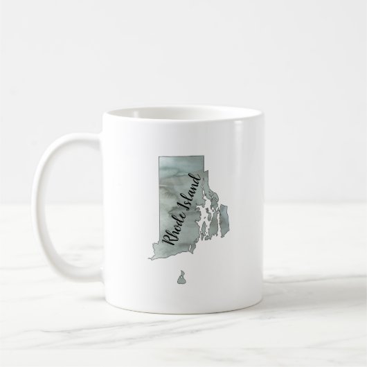 Mug Illustration de l'État de Rhode Island (Gauche)