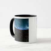 Mug Illustration de l'horizon terrestre (Devant gauche)