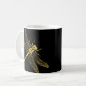 Mug Illustration de libellule vintage II (Devant gauche)