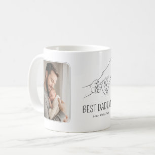 Mug Illustration de ligne minimaliste pour la fête des