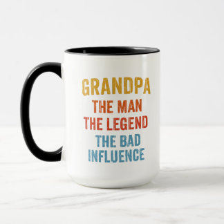 Mug Illustration de l'influence néfaste de la légende