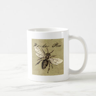 Mug Illustration de l'insecte abeille du travailleur