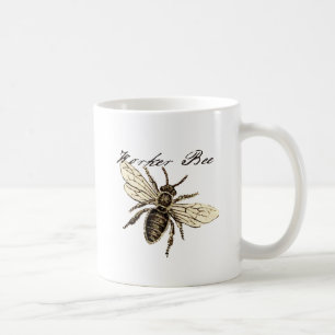 Mug Illustration de l'insecte abeille du travailleur