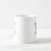 Mug Illustration de l'insecte d'abeille vintage (Centre)