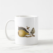 Mug Illustration de l'insecte du fruit du papillon (Gauche)