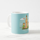 Mug Illustration de Londres City (Devant gauche)