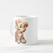 Mug Illustration de l'ours de dessin (Devant gauche)