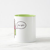 Mug Illustration de l'ours en peluche (Centre)