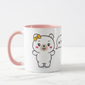 Mug Illustration de l'ours en peluche (Gauche)
