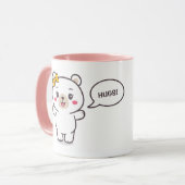 Mug Illustration de l'ours en peluche (Devant gauche)