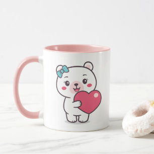 Mug Illustration de l'ours en peluche