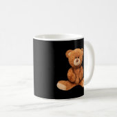 Mug Illustration de l'ours en peluche (Devant droit)