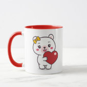 Mug Illustration de l'ours en peluche (Gauche)