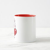 Mug Illustration de l'ours en peluche (Centre)