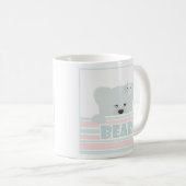Mug Illustration de l'ours en peluche pour enfants (Devant droit)