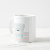 Mug Illustration de l'ours en peluche pour enfants (Devant gauche)