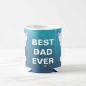 Mug  Illustration de l'ours polaire du meilleur père  (Centre)