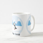 Mug Illustration de macareux (Devant droit)