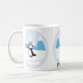 Mug Illustration de macareux (Gauche)