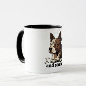 Mug Illustration de mignon chien | Pet Lover Personnal (Devant gauche)