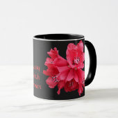 Mug Illustration de mode florale personnalisable face  (Devant droit)