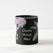 Mug Illustration de mode florale personnalisable face (Centre)