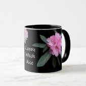Mug Illustration de mode florale personnalisable face (Devant droit)