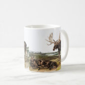 Mug Illustration de Moose Deer (Servus alces) (Devant droit)