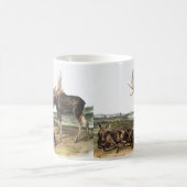 Mug Illustration de Moose Deer (Servus alces) (Centre)