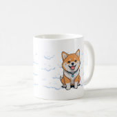 Mug Illustration de motif de renard mignon (Devant droit)