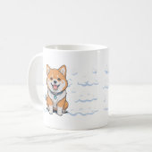 Mug Illustration de motif de renard mignon (Devant gauche)