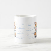 Mug Illustration de motif de renard mignon (Centre)
