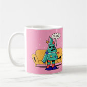 MUG ILLUSTRATION DE NOËL GRUMPY DESIGN "FONT & BACK" (Gauche)