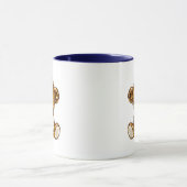Mug Illustration de nounours mignon (Centre)