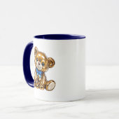 Mug Illustration de nounours mignon (Devant gauche)
