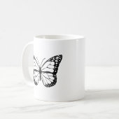 Mug Illustration de papillon | Conception d'animaux et (Devant gauche)