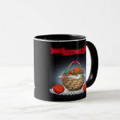 Mug Illustration de Pâques, œufs de Pâques, vacances d (Devant droit)