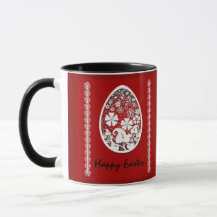 Mug Illustration de Pâques, œufs de Pâques, vacances d
